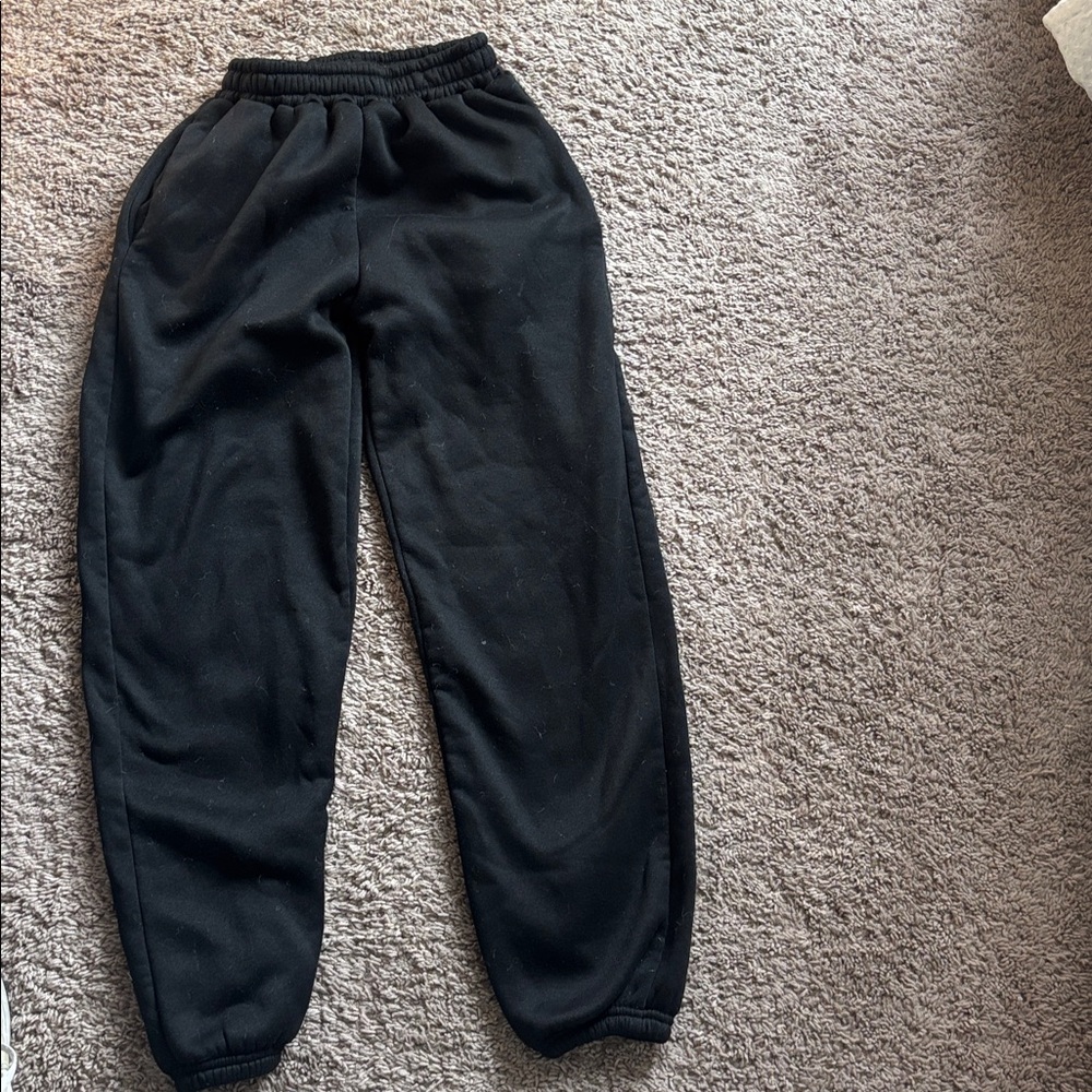 Black Jogger Sweatpants